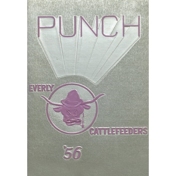 (Custom Reprint) Yearbook: 1956 Everly High School - Punch Yearbook (Everly, IA)