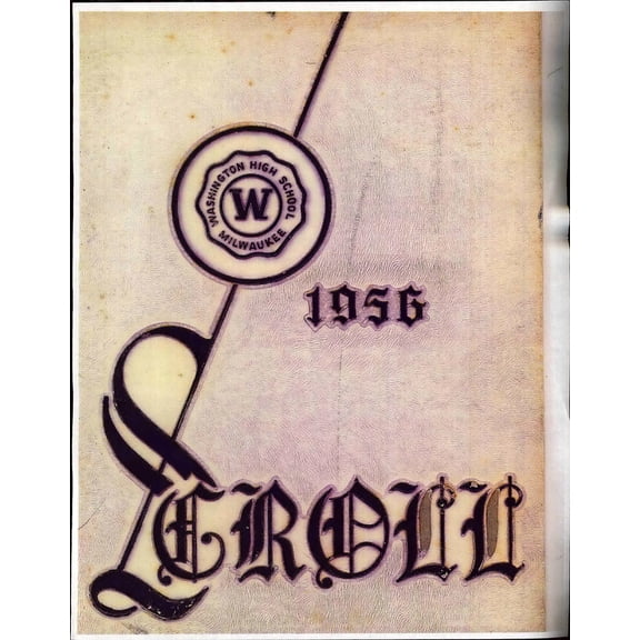 (Custom Reprint) Yearbook: 1956 Washington High School - Scroll Yearbook (Milwaukee, WI)