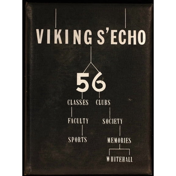 (Custom Reprint) Yearbook: 1956 White Lake Central High School - Vikings Yearbook (Whitehall, MI)