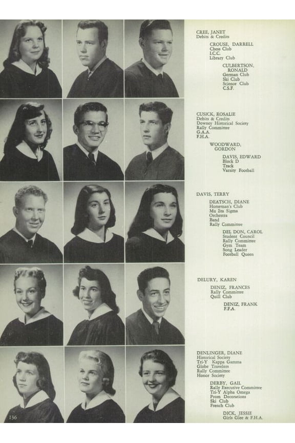 (Custom Reprint) Yearbook: 1957 Downey High School - Shield Yearbook (Modesto, CA)