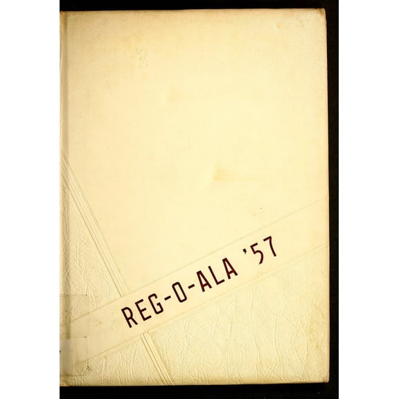 (Custom Reprint) Yearbook: 1957 E M Holt High School - Reg O Ala Yearbook (Burlington, NC)