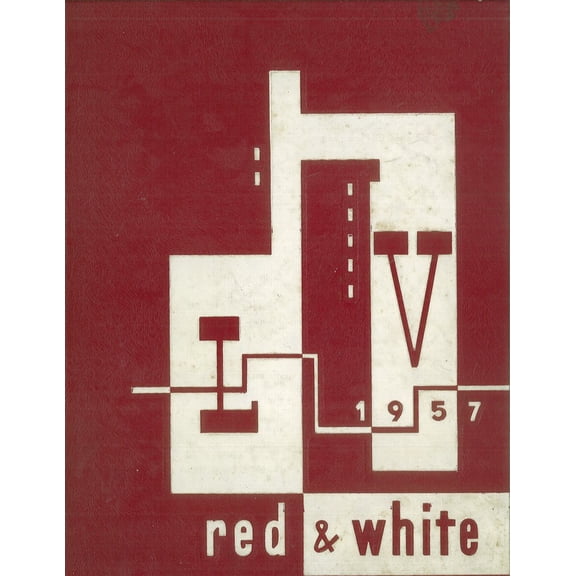 (Custom Reprint) Yearbook: 1957 Lake View High School - Red and White Yearbook (Chicago, IL)
