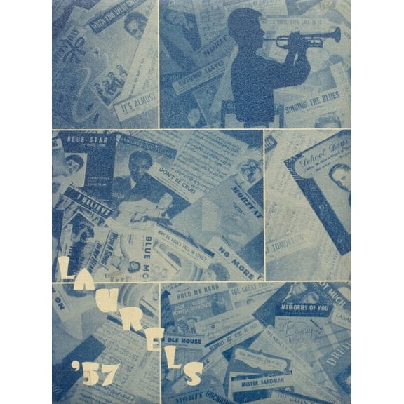 (Custom Reprint) Yearbook: 1957 Laurel High School - Laurels Yearbook (Laurel, MT)