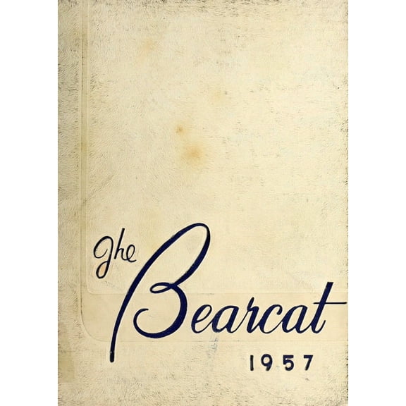 (Custom Reprint) Yearbook: 1957 Lenoir High School - Bearcat Yearbook (Lenoir, NC)