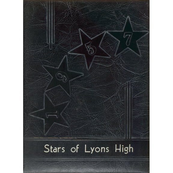 (Custom Reprint) Yearbook: 1957 Lyons High School - Lions Den Yearbook (Lyons, IN)