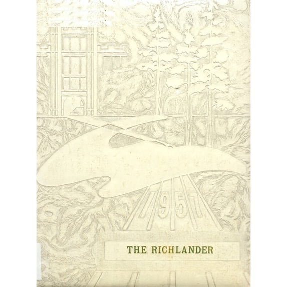 (Custom Reprint) Yearbook: 1957 Richland High School - Richlander Yearbook (Richland, MO)