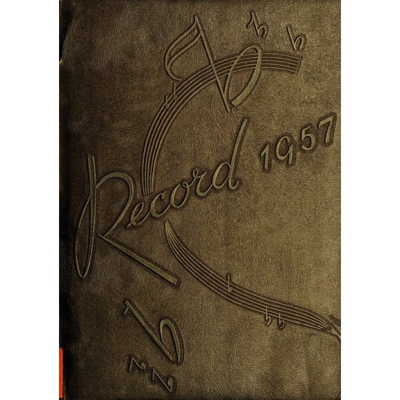 (Custom Reprint) Yearbook: 1957 Robert E Lee High School - Record Yearbook (Staunton, VA)