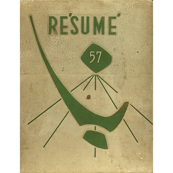 (Custom Reprint) Yearbook: 1957 Springfield High School - Resume Yearbook (Springfield, MO)