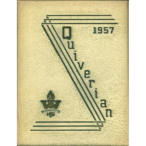 (Custom Reprint) Yearbook: 1957 Wyandotte High School - Quiverian Yearbook (Kansas City, KS)