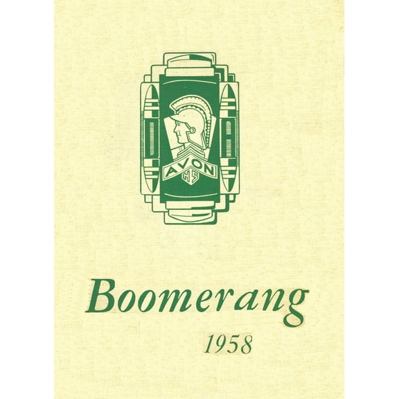 (Custom Reprint) Yearbook: 1958 Avon High School - Boomerang Yearbook (Avon, IL)