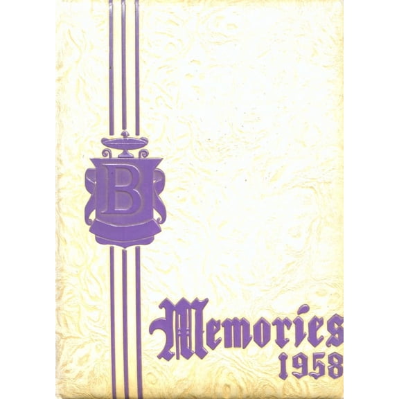 (Custom Reprint) Yearbook: 1958 Bardstown High School - Memories Yearbook (Bardstown, KY)