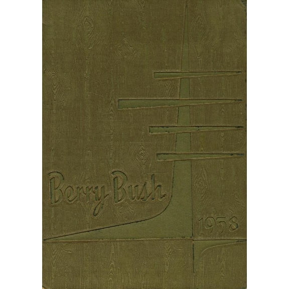 (Custom Reprint) Yearbook: 1958 Cranberry High School - Berry Bush Yearbook (Seneca, PA)
