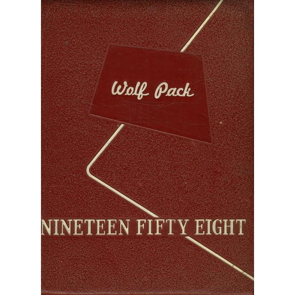 (Custom Reprint) Yearbook: 1958 Davis High School - Wolf Pack Yearbook (Davis, OK)