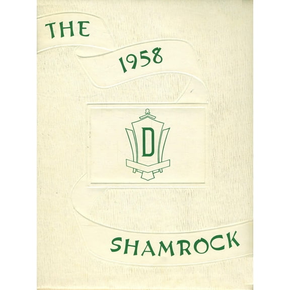 (Custom Reprint) Yearbook: 1958 Dickinson County High School - Shamrock Yearbook (Chapman, KS)