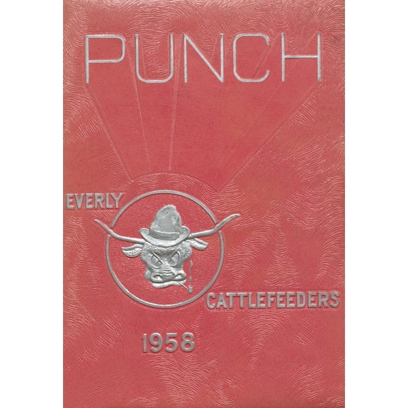 (Custom Reprint) Yearbook: 1958 Everly High School - Punch Yearbook (Everly, IA)