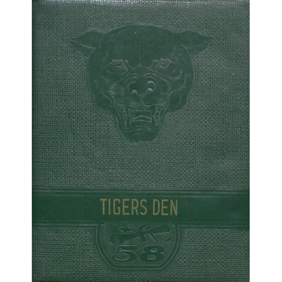 (Custom Reprint) Yearbook: 1958 Greenup High School - Tigers Den Yearbook (Greenup, KY)