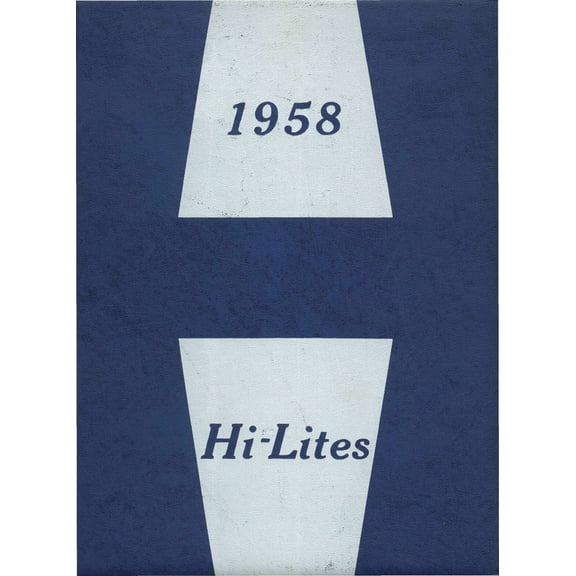 (Custom Reprint) Yearbook: 1958 Hilltop High School - Hi Lites Yearbook (West Unity, OH)