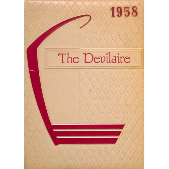 (Custom Reprint) Yearbook: 1958 Laura Conner High School - Devilaire Yearbook (Augusta, AR)