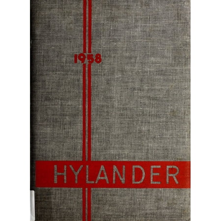 (Custom Reprint) Yearbook: 1958 Marion High School - Hylander Yearbook (Marion, NC)