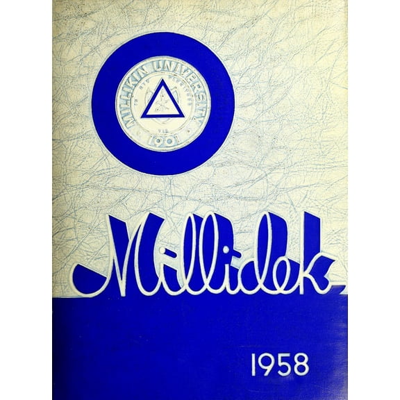 (Custom Reprint) Yearbook: 1958 Millikin University - Millidek Yearbook (Decatur, IL)
