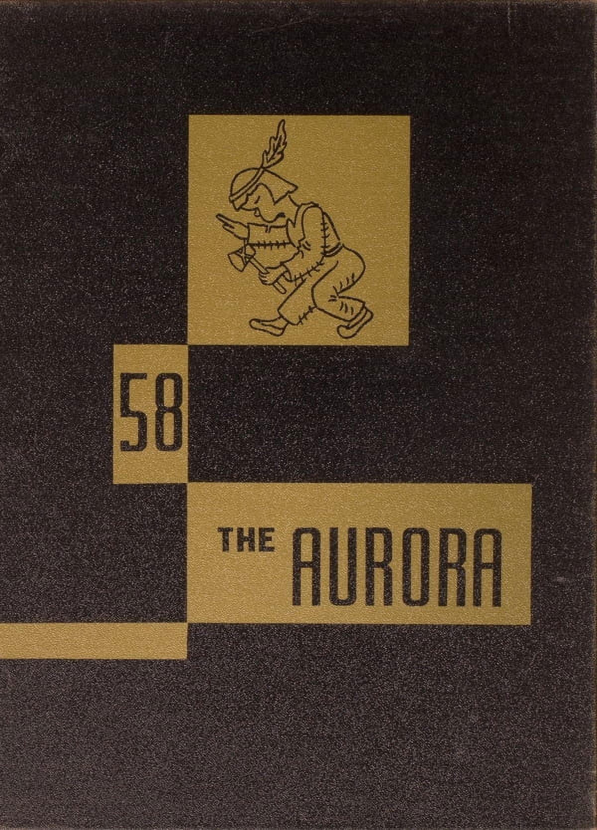 (Custom Reprint) Yearbook 1958 Rice Lake High School Aurora Yearbook