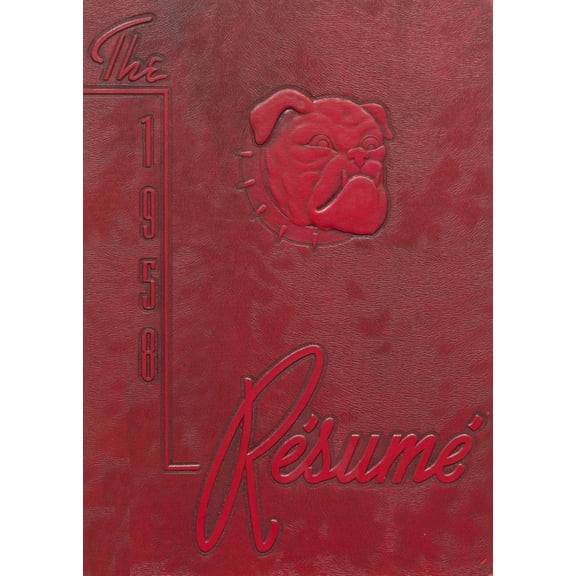 (Custom Reprint) Yearbook: 1958 Springfield High School - Resume Yearbook (Springfield, MO)
