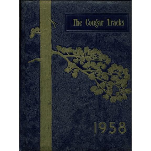 (Custom Reprint) Yearbook: 1958 Ukiah High School - Cougar Tracks Yearbook (Ukiah, OR)