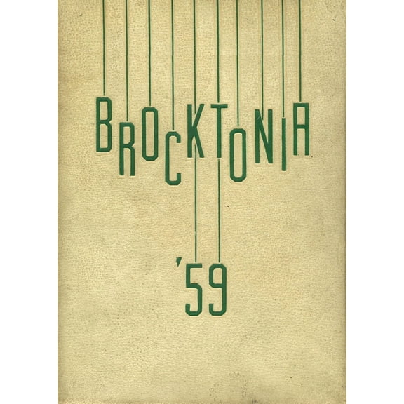 (Custom Reprint) Yearbook: 1959 Brockton High School - Brocktonia Yearbook (Brockton, MA)