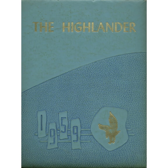 (Custom Reprint) Yearbook: 1959 Cloudland High School - Highlander Yearbook (Roan Mountain, TN)