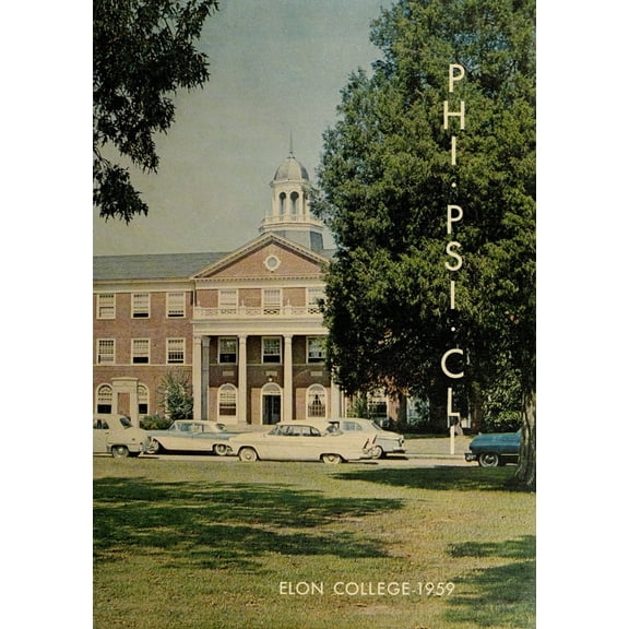 (Custom Reprint) Yearbook: 1959 Elon University - Phi Psi Cli Yearbook (Elon, NC)