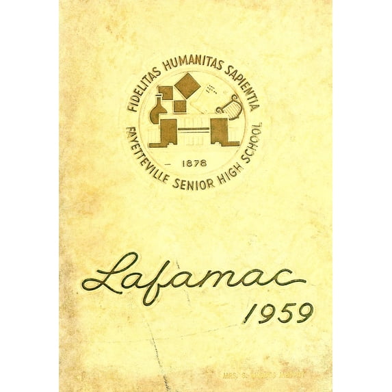 (Custom Reprint) Yearbook: 1959 Fayetteville High School - La Famac Yearbook (Fayetteville, NC)