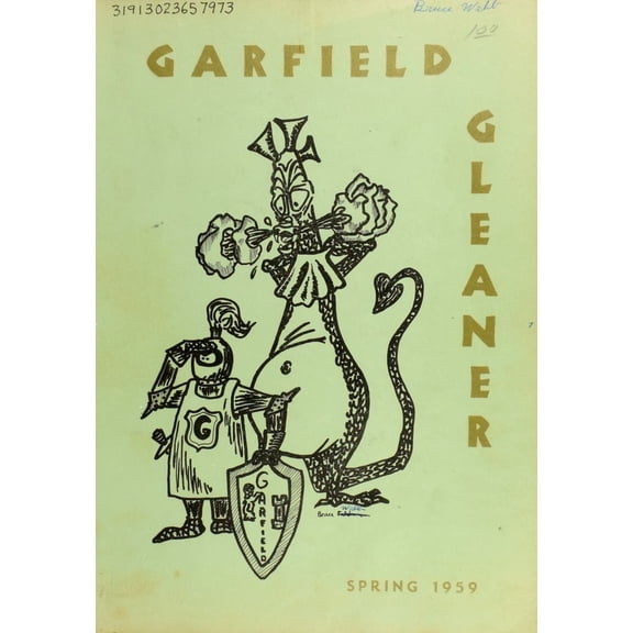 (Custom Reprint) Yearbook: 1959 Garfield Junior High School - Gleaner Yearbook (Berkeley, CA)