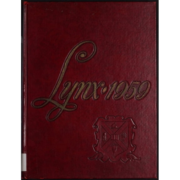 (Custom Reprint) Yearbook: 1959 Rhodes College - Lynx Yearbook (Memphis, TN)