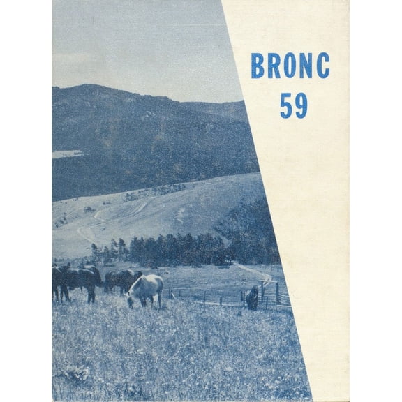 (Custom Reprint) Yearbook: 1959 Sheridan High School - Bronc Yearbook (Sheridan, WY)