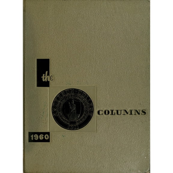 (Custom Reprint) Yearbook: 1960 Anderson College - Columns / Sororian Yearbook (Anderson, SC)