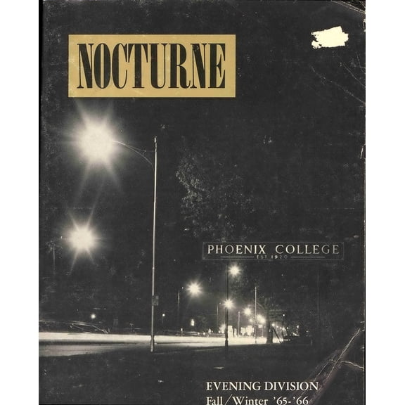 (Custom Reprint) Yearbook: 1966 Phoenix College Evening Division - Nocturne Yearbook (Phoenix, AZ)