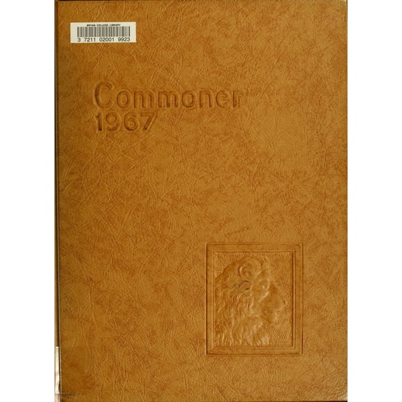 (Custom Reprint) Yearbook: 1967 Bryan College - Commoner Yearbook (Dayton, TN)