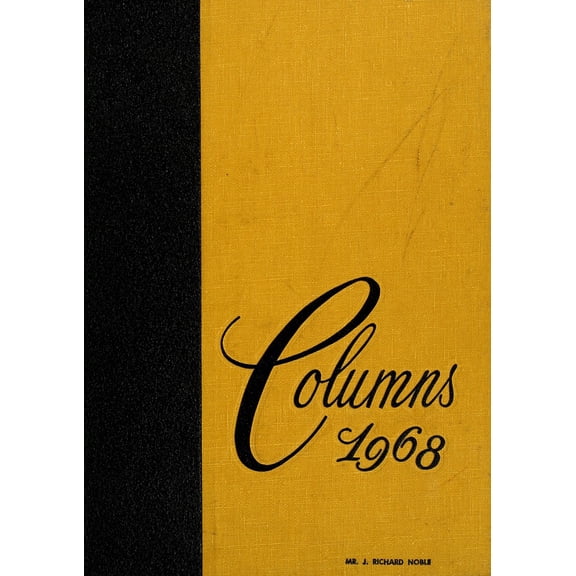 (Custom Reprint) Yearbook: 1968 Anderson College - Columns / Sororian Yearbook (Anderson, SC)