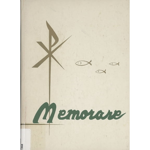 (Custom Reprint) Yearbook: 1968 St Marys College - Memorare Yearbook (St Mary, KY)