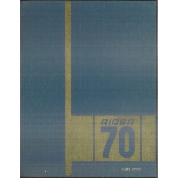 (Custom Reprint) Yearbook: 1970 Crowder College - Rider Yearbook (Neosho, MO)