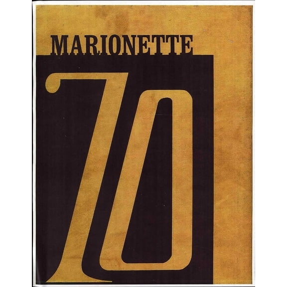 (Custom Reprint) Yearbook: 1970 Marion University - Marionette Yearbook (Marion, IN)