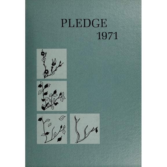 (Custom Reprint) Yearbook: 1971 University of Maryland School of Nursing - Pledge Yearbook (Baltimore, MD)