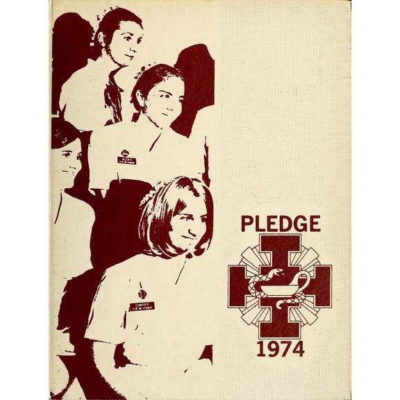 (Custom Reprint) Yearbook: 1974 University of Maryland School of Nursing - Pledge Yearbook (Baltimore, MD)