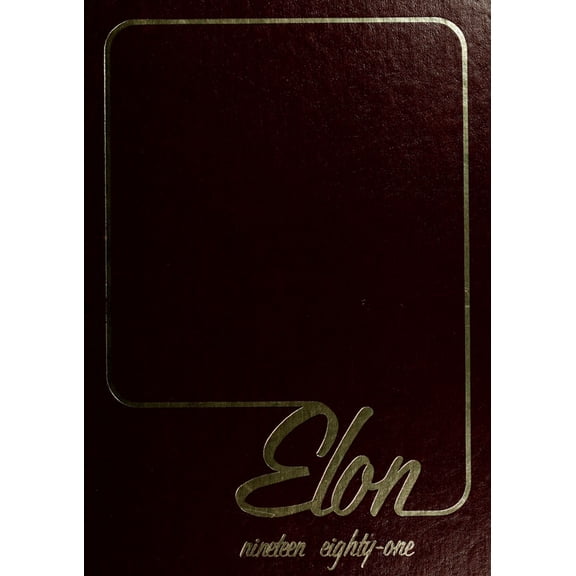(Custom Reprint) Yearbook: 1981 Elon University - Phi Psi Cli Yearbook (Elon, NC)