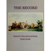Custom Reprint Yearbook 1983 Trinity College School - Record Yearbook Port Hope, Ontario Canada