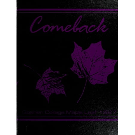 (Custom Reprint) Yearbook: 1987 Goshen College - Maple Leaf Yearbook (Goshen, IN)