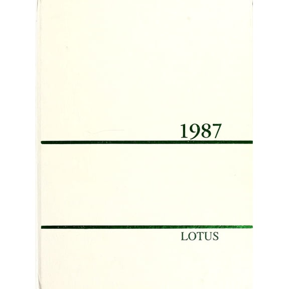 (Custom Reprint) Yearbook: 1987 Peace College - Lotus Yearbook (Raleigh, NC)