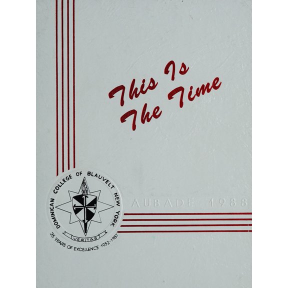 (Custom Reprint) Yearbook: 1988 Dominican College - Aubade Yearbook (Blauvelt, NY)