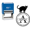 thumbnail image 1 of Custom Return Address Stamp Cat Lover Designer Self Inking Rubber Stamp Personalized Stamper Pre Inked Printtoo, 1 of 1