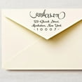 thumbnail image 1 of Custom Return Address Stamp Custom Calligraphy Self Inking Rubber Personalized Family Address Stamp By Printtoo, 1 of 1